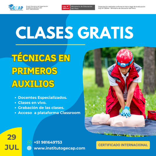 ⛑️ Técnicas En Primeros Auxilios