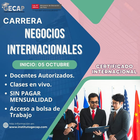 Carrera Online: Negocios Internacionales