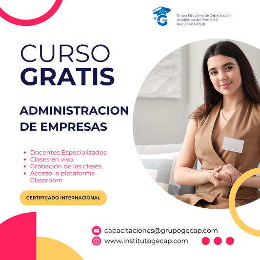 Curso Gratis: Administración de empresas