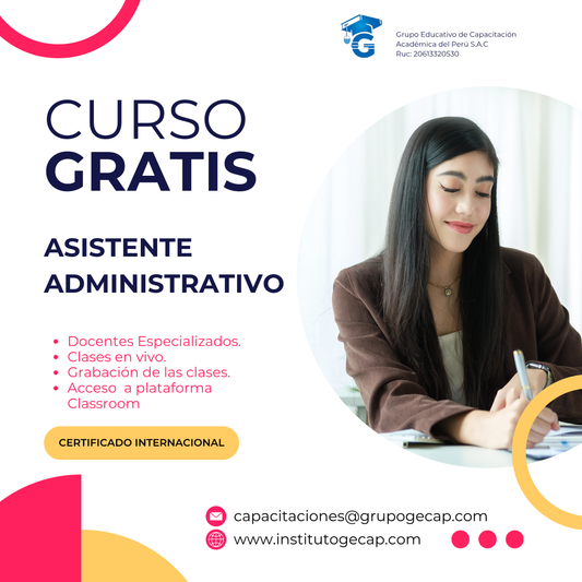 Curso Gratis: Asistente Administrativo