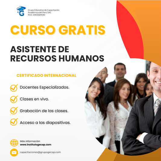 Curso Gratis: Asistente de Recursos Humanos