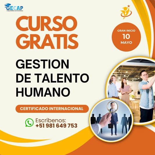 Estudia en GECAP Curso de Talento Humano con certificado