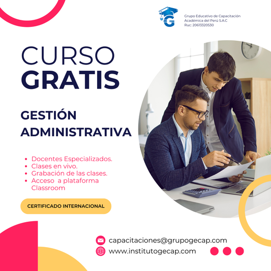 Curso Gratis: Gestión Administrativa