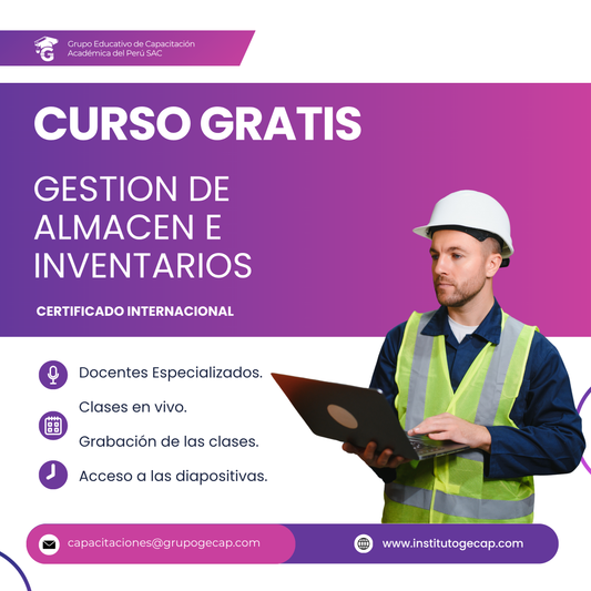 Curso Gratis: Gestión de Almacén e Inventarios