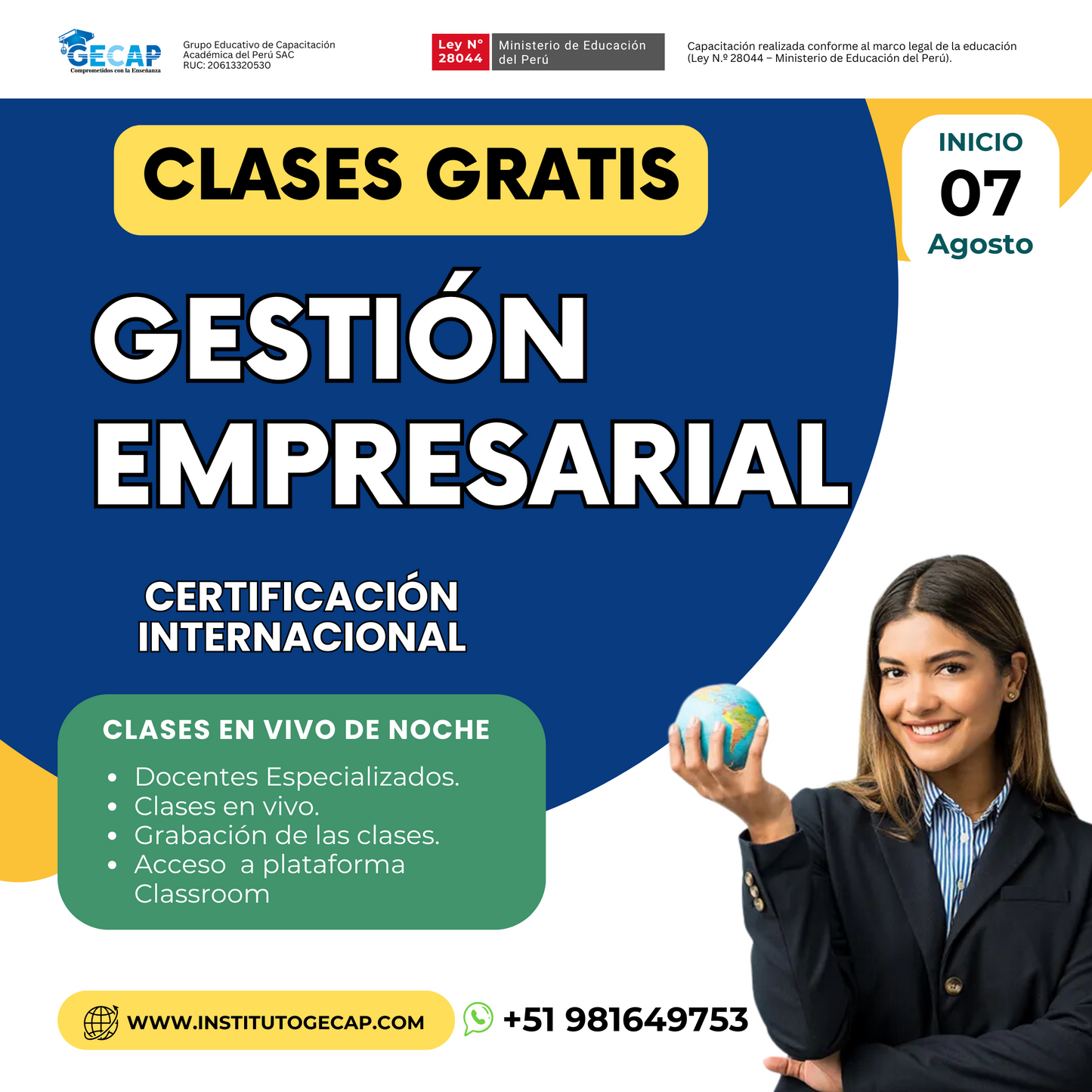 🏢 Curso de Gestión Empresarial Online – ¡Aprende a liderar tu negocio con éxito!