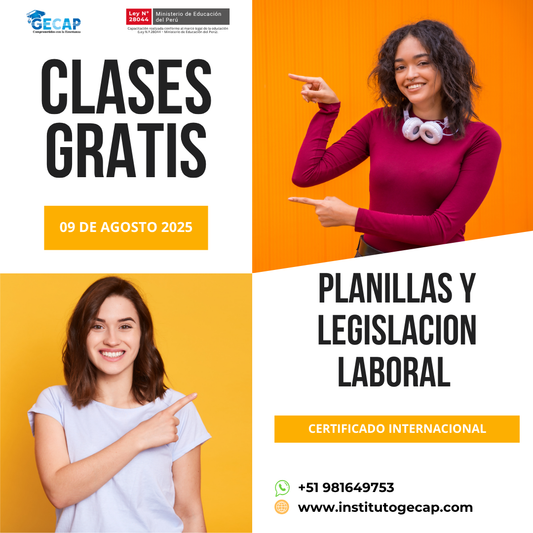 📑 Curso Gratuito de Planillas y Legislación Laboral – ¡Domina el manejo de personal en tu empresa!