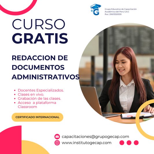 Curso Gratis: Redacción de Documentos Administrativos