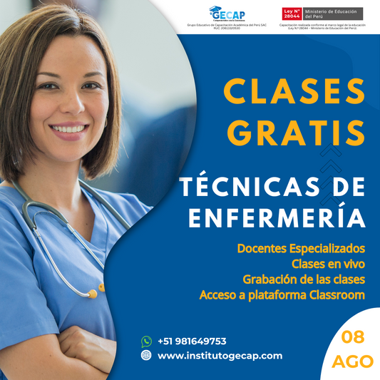 🩺 Curso Gratuito de Técnicas Básicas de Enfermería – ¡Empieza tu camino en el área de la salud!